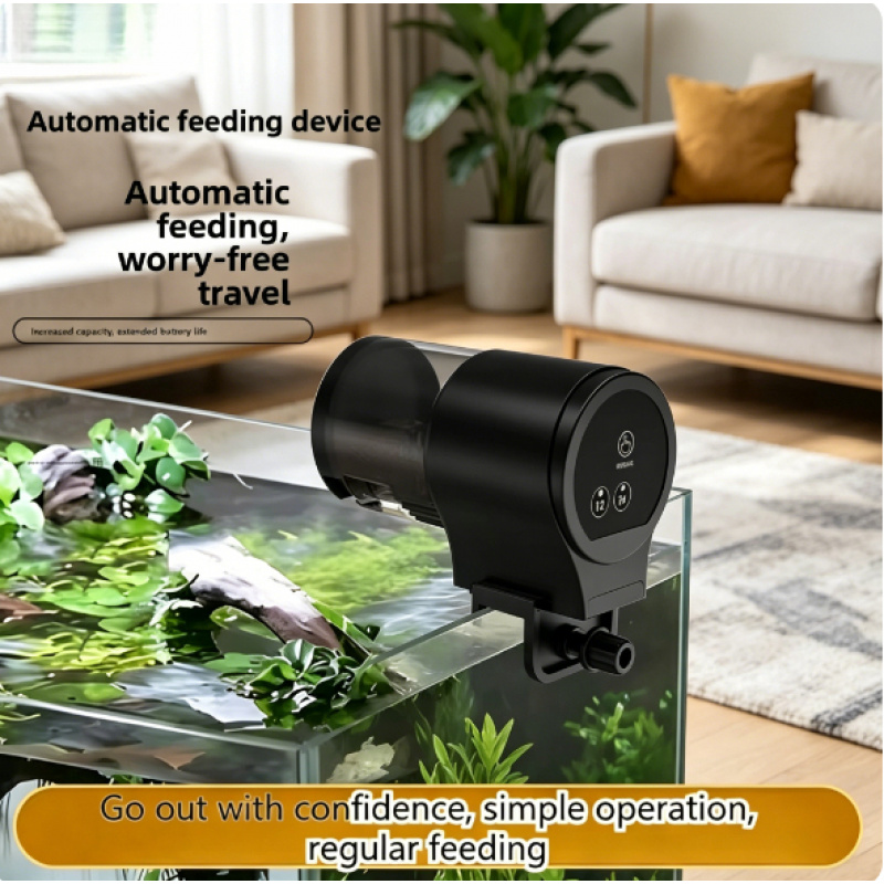 Aquarium Fish Feeder - Automatic Fish Food Dispenser Auto Fish