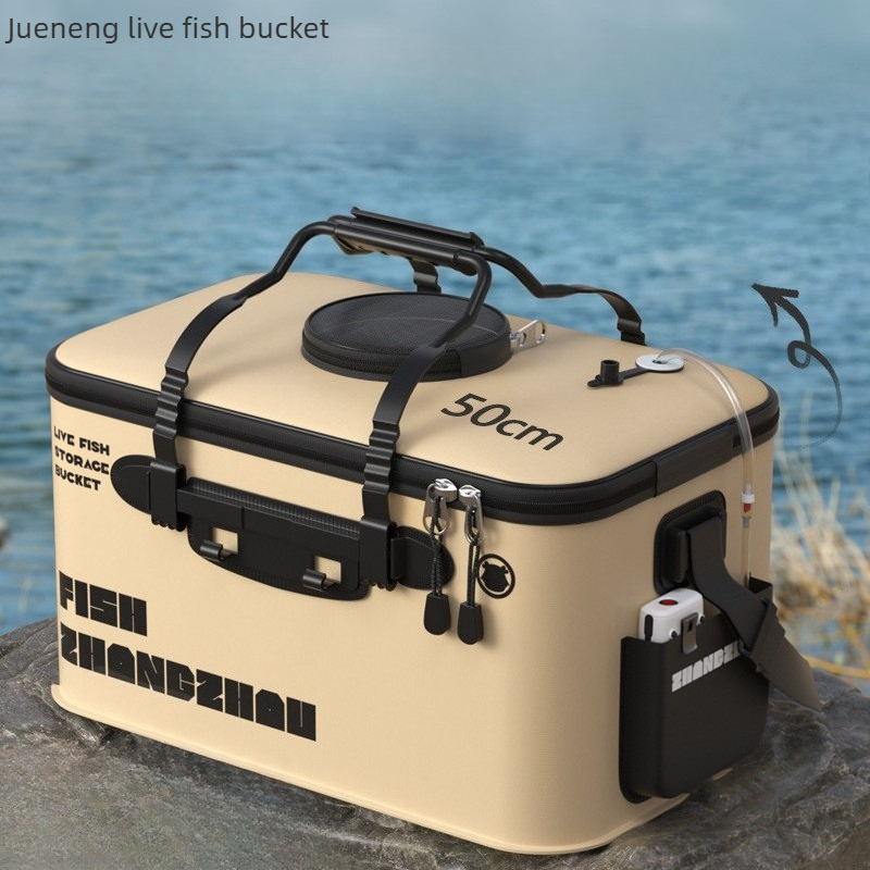 Aquarium Fish To Buy - Foldable Live Fish Bucket Fishing Basket
