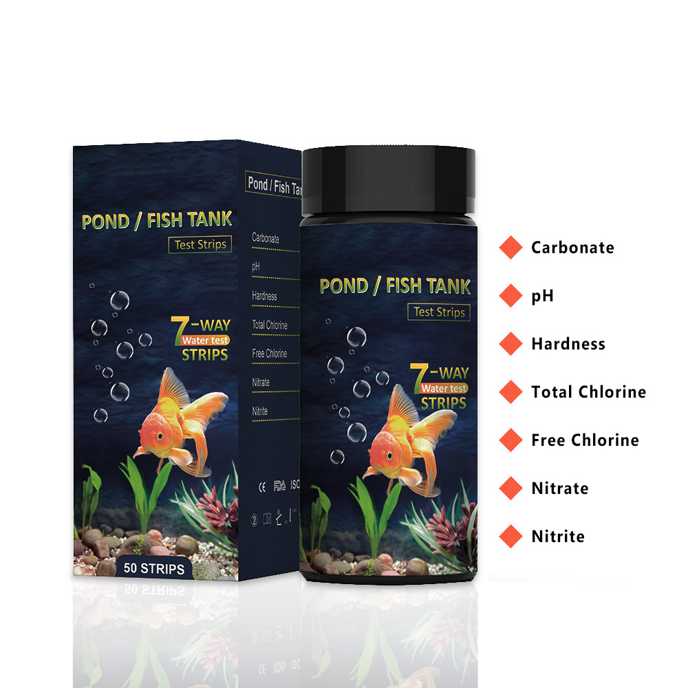 Aquarium Fishing - 7 in 1 Aquarium Test Strips,
