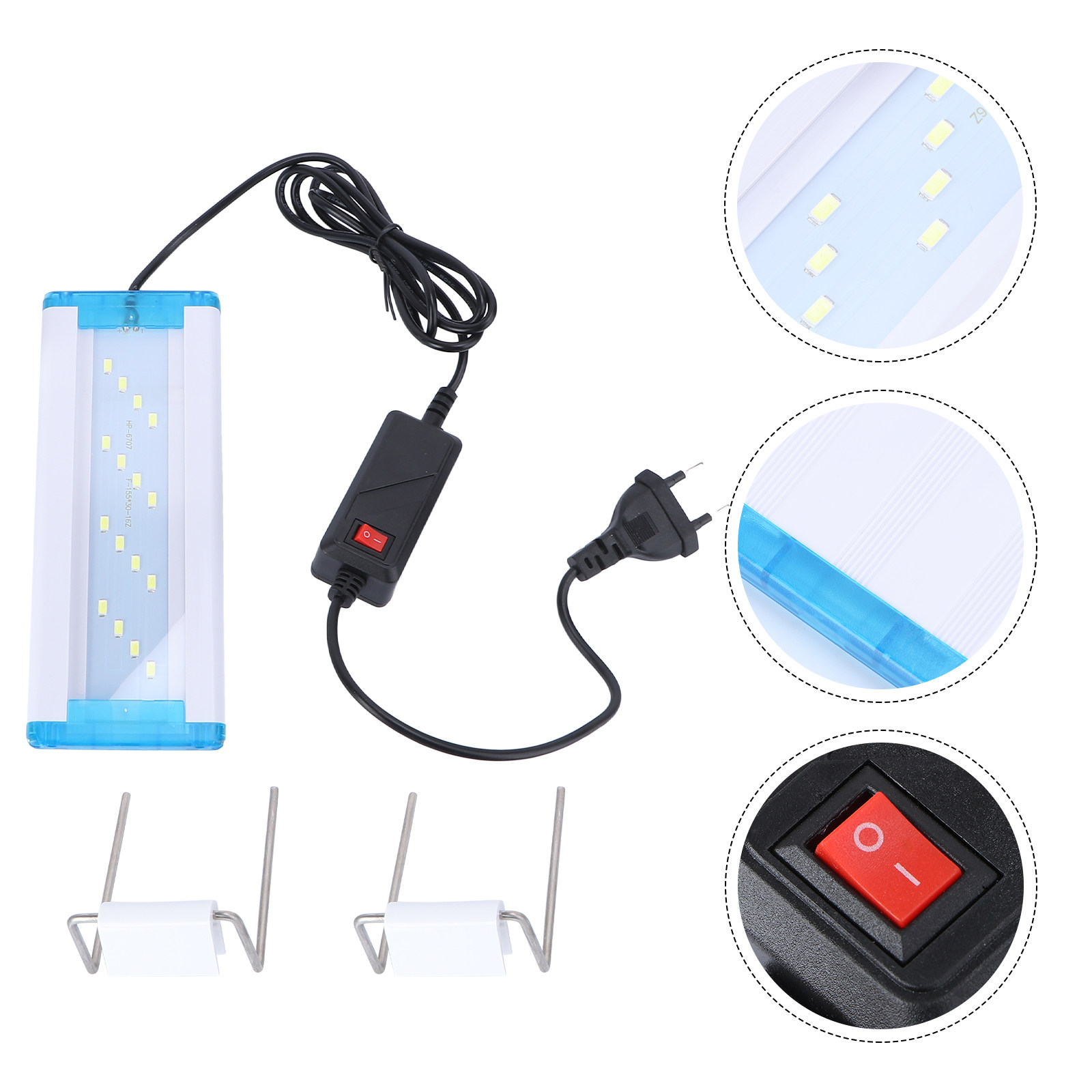 Aquarium Fish With Long Lifespan - 1Pcs Ultra-Thin Aquarium LED Lamp for
