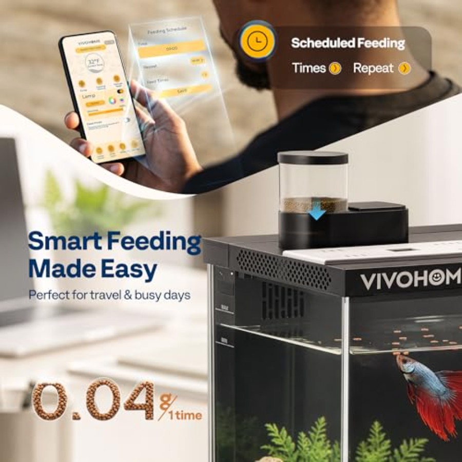 5 Gallon Smart Fish Tank with  - Aquarium Fish Feeder 리뷰 및 가격