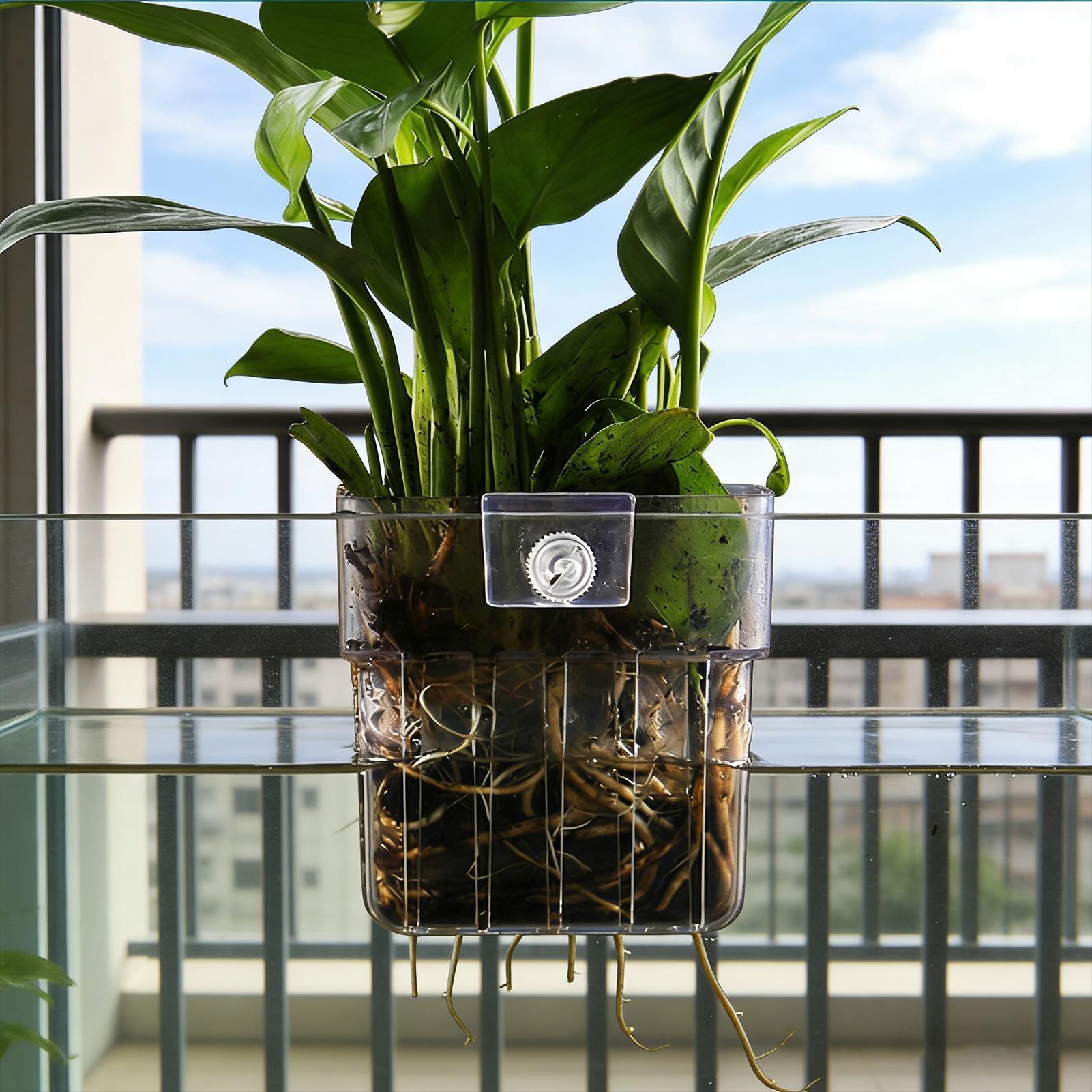 Aquarium Plant Basket Transpar - Aquarium Fish Enrichment 리뷰 및 가격