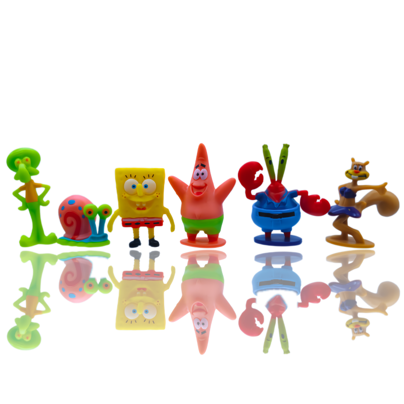 6pcs SpongeBob Fish Tank Decor - Aquarium Fishing 리뷰 및 가격