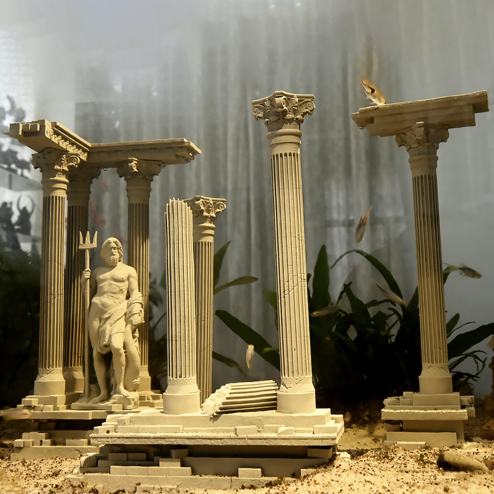 Roman Column Decoration Resin  - Aquarium Fish Enrichment 리뷰 및 가격