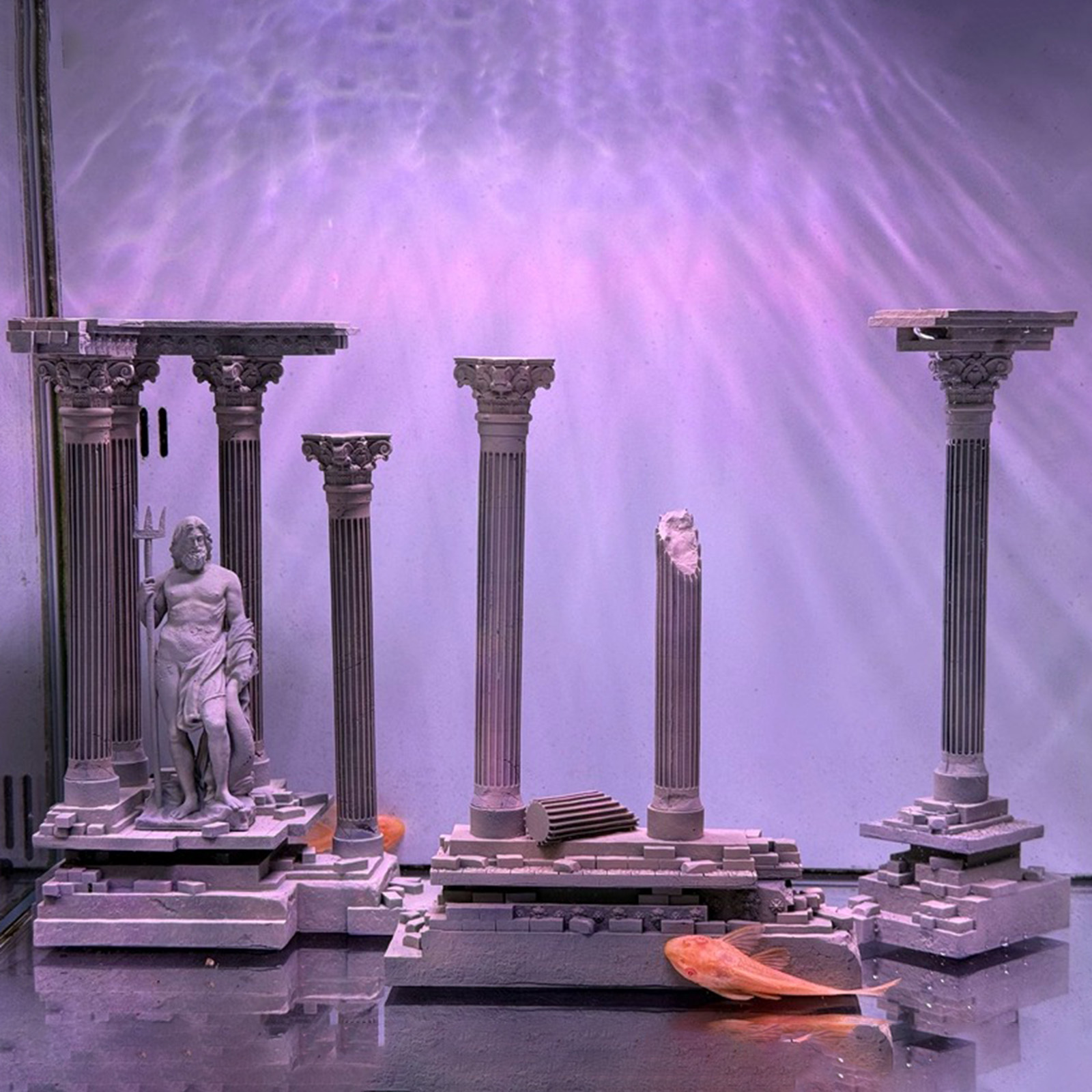 Roman Column Decoration Resin  - Aquarium Fish Enrichment 리뷰 및 가격