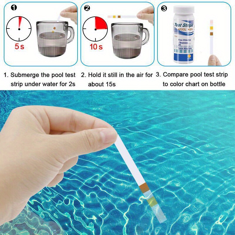 Chlorine PH Test Strips SPA Sw - Aquarium Fishing 리뷰 및 가격