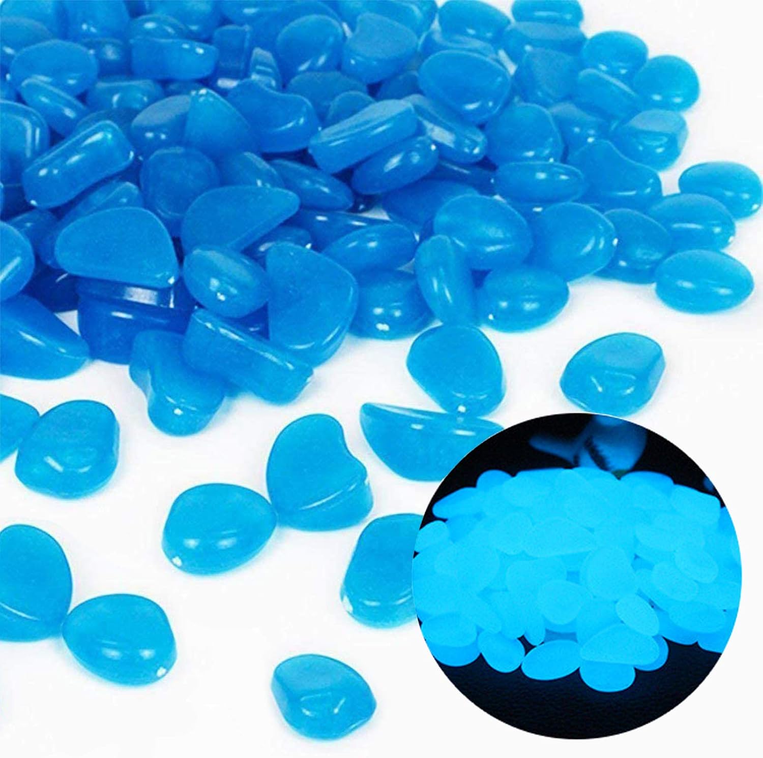 Fish Tank Rocks Glow Blue Pebb - Aquarium Fish To Buy 리뷰 및 가격