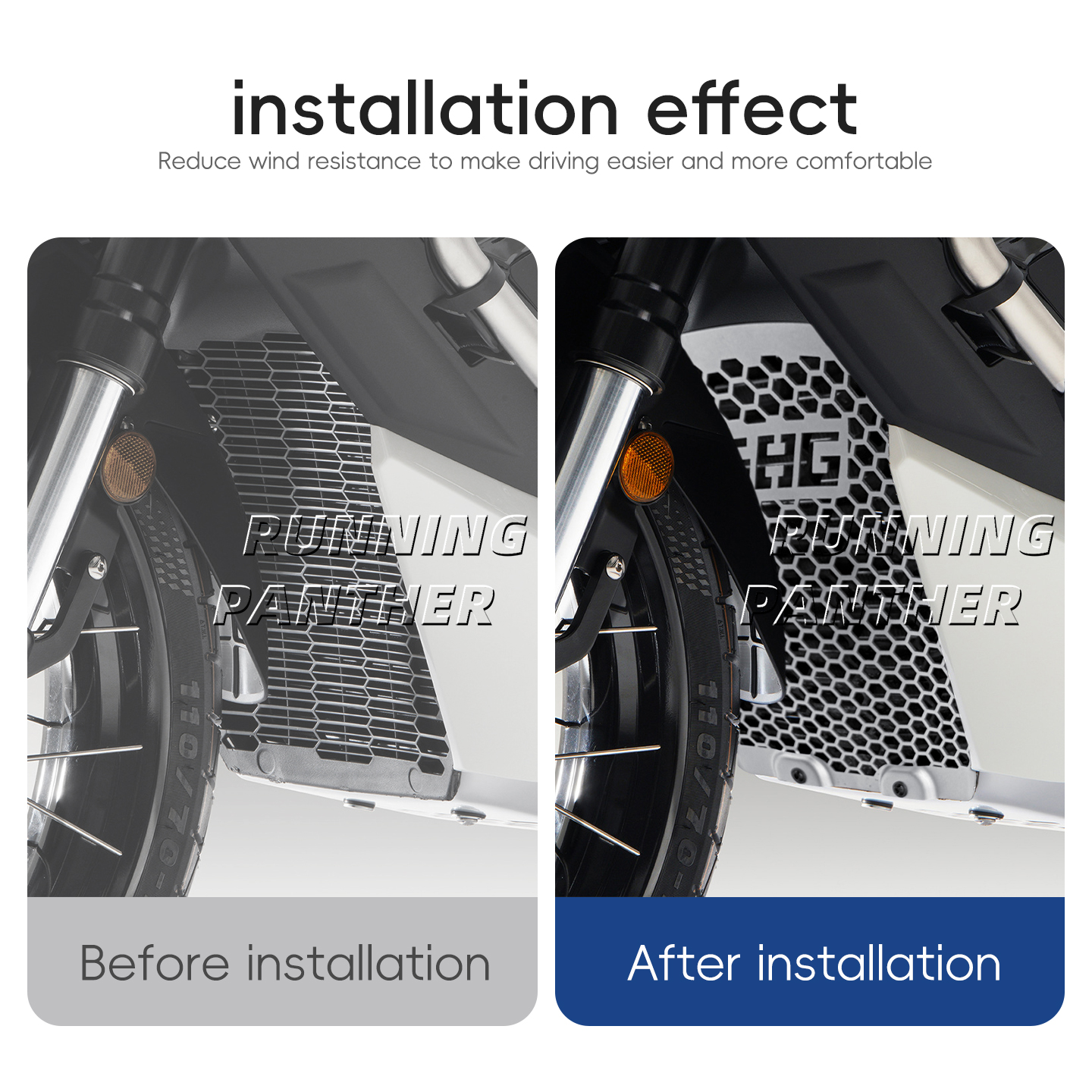 Water tank mesh cover Motorcyc - Tank Divider Mesh 리뷰 및 가격