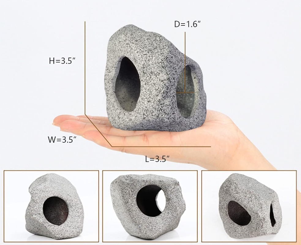 Fish Tank Cave Stone Landscapi - Aquarium Fish Enrichment 리뷰 및 가격
