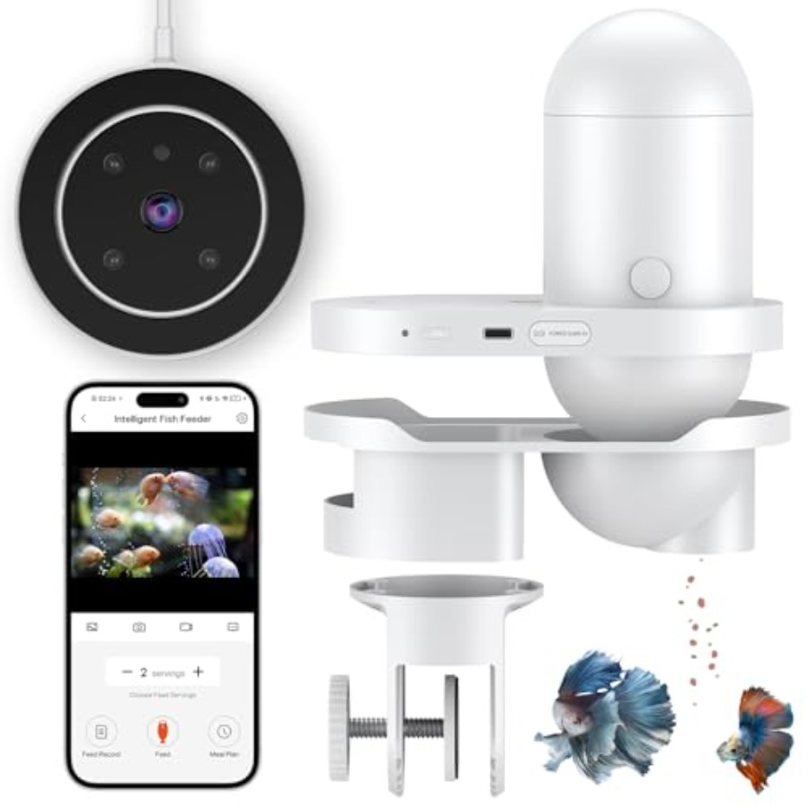 Aquarium WiFi Automatic Fish F - Aquarium Fish Video 리뷰 및 가격