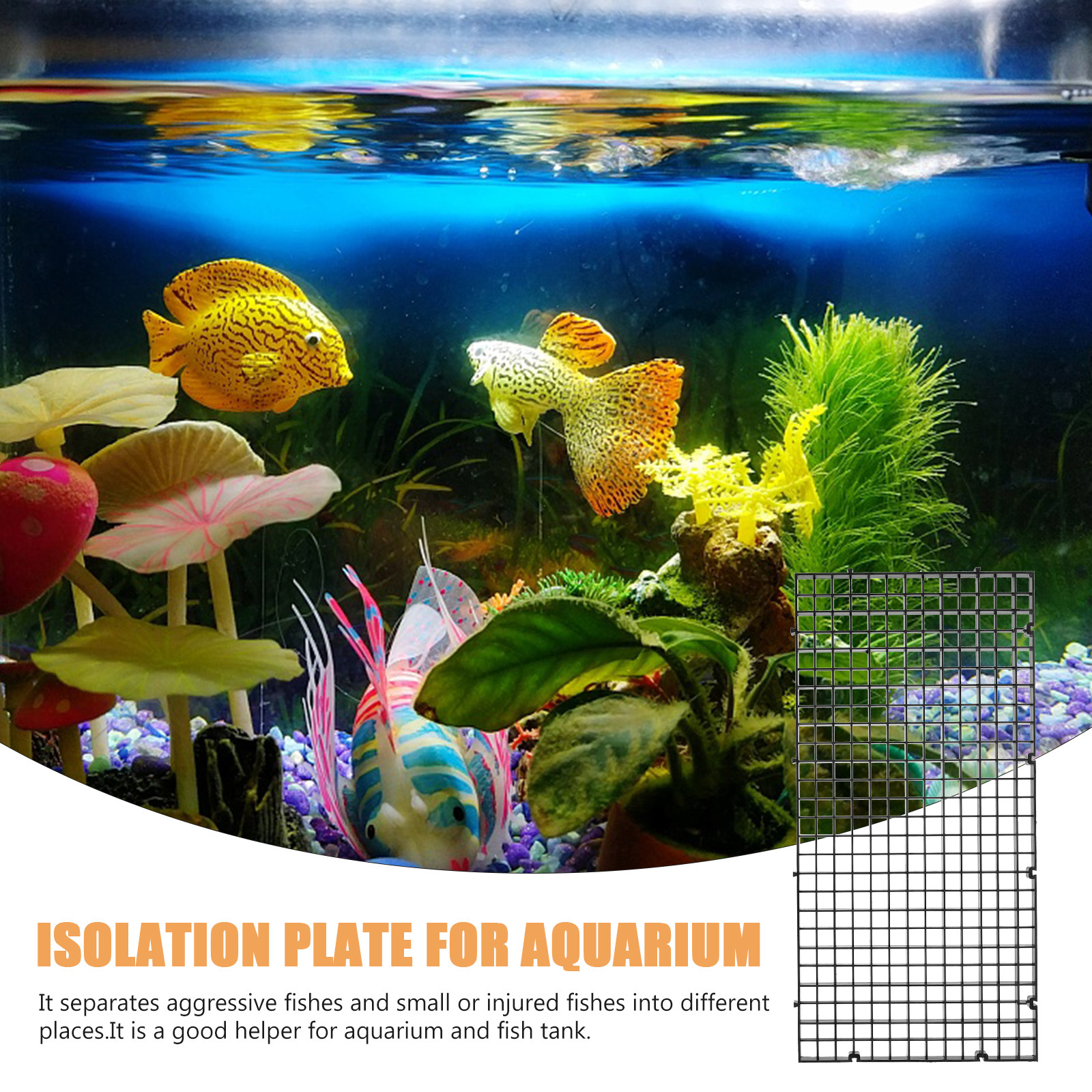 6Pcs Aquarium Fish Tank Divide - Tank Divider Mesh 리뷰 및 가격