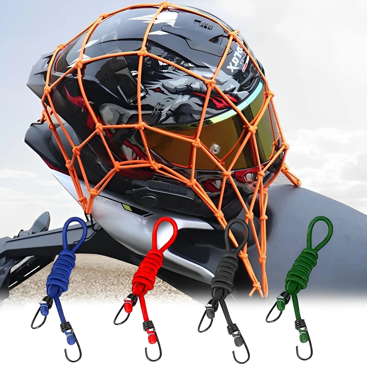 1x Motorcycle Luggage Net Helm - Tank Divider Mesh 리뷰 및 가격