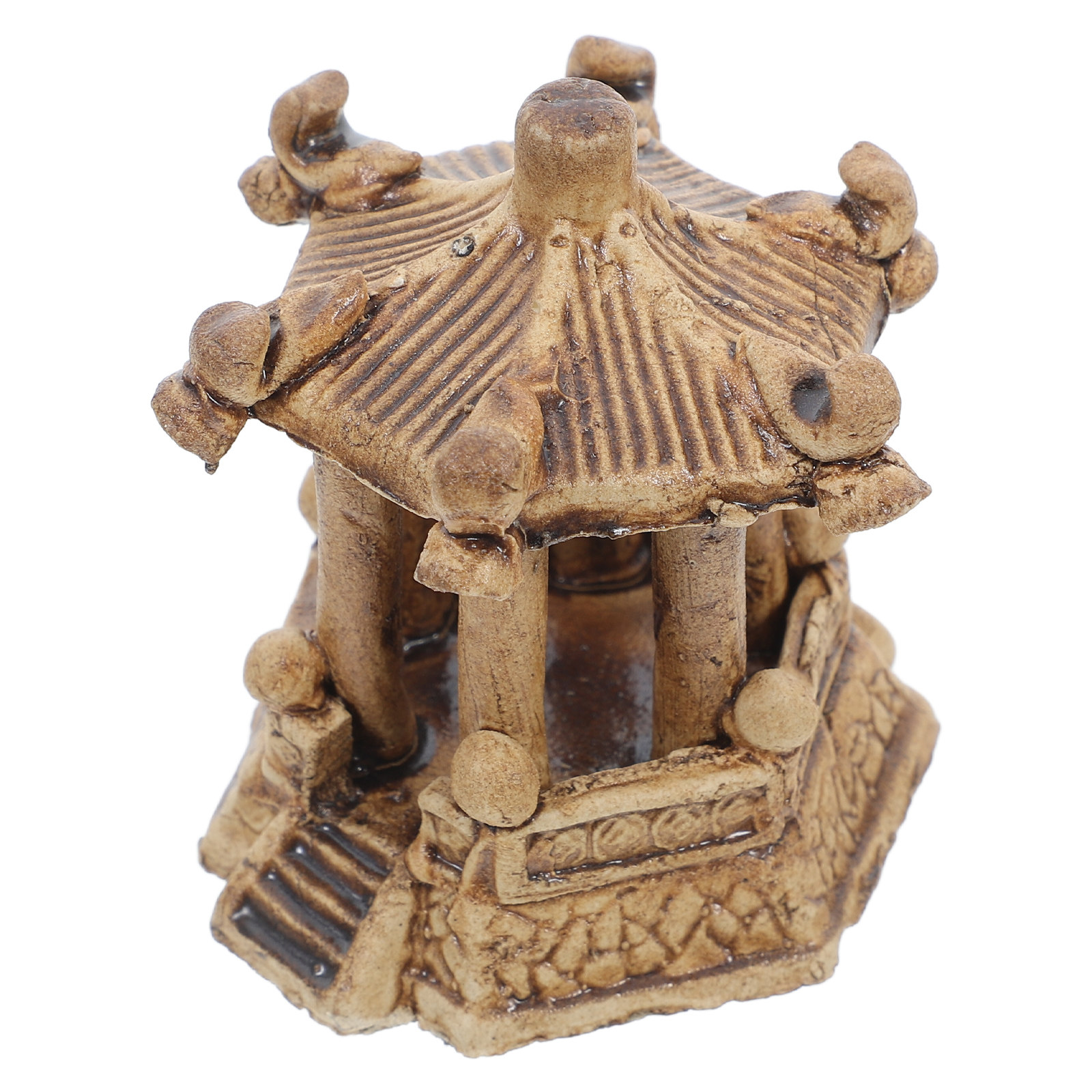 Miniature Ceramic Pagoda Hexag - Aquarium Fish Tank 리뷰 및 가격