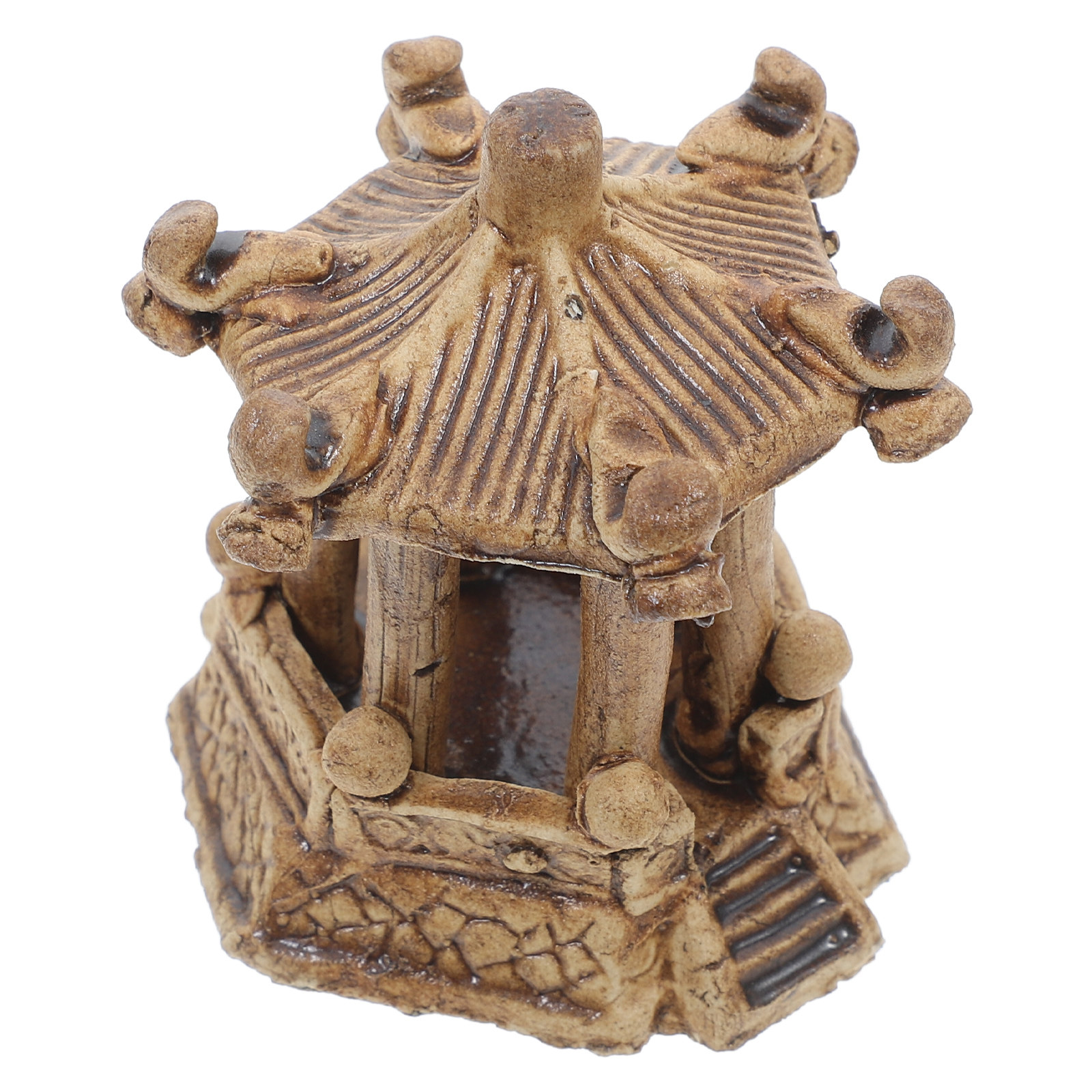 Miniature Ceramic Pagoda Hexag - Aquarium Fish Tank 리뷰 및 가격