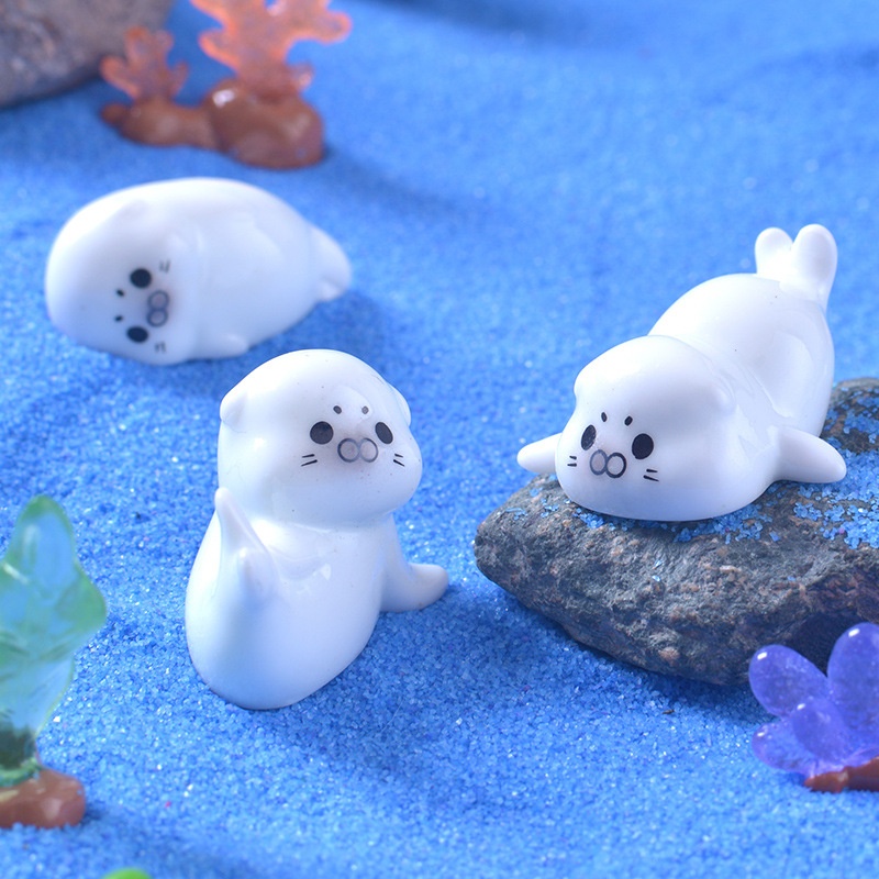 Mini Sea Lion Figurines for Mi - Aquarium Fish To Buy 리뷰 및 가격
