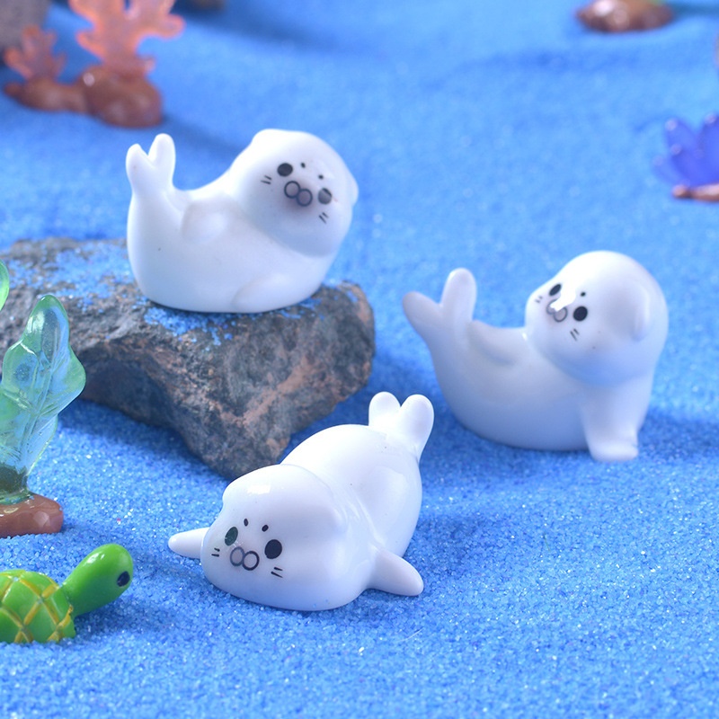 Mini Sea Lion Figurines for Mi - Aquarium Fish To Buy 리뷰 및 가격